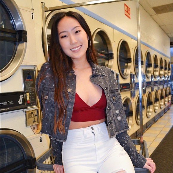 ONLY A FEW LEFT • Erin Maroon Bralette - Picture 4 of 7